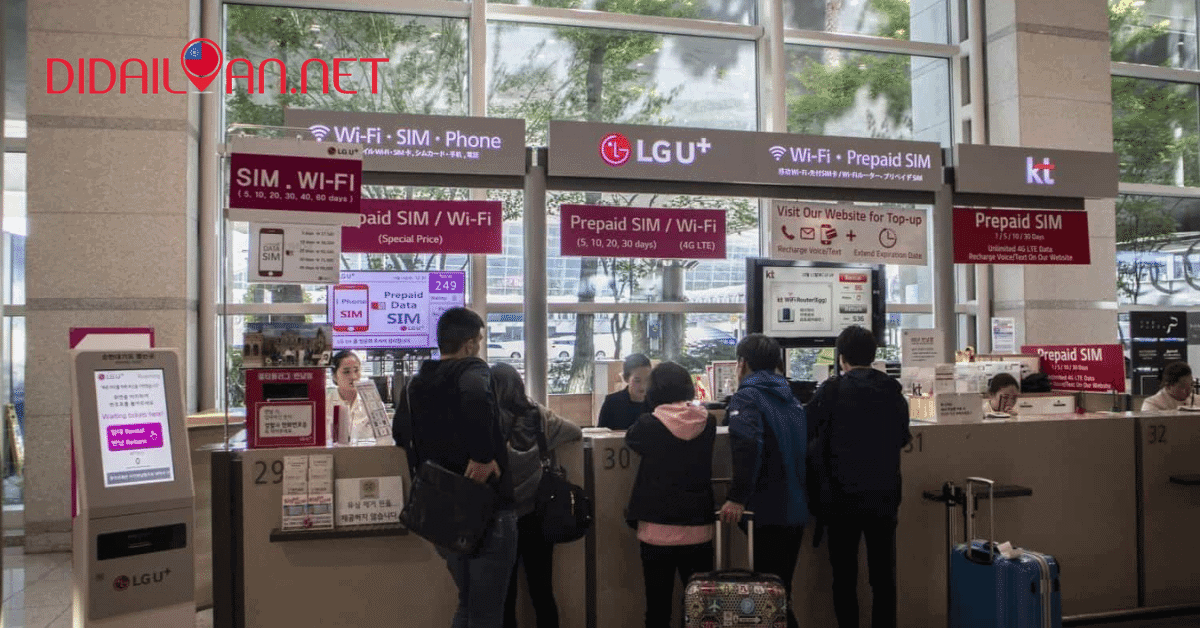 Sim 4G Đài Loan nhận ở sân bay